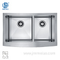 Double Bowl Stainless Steel Kitchen Handmade Apron Sink